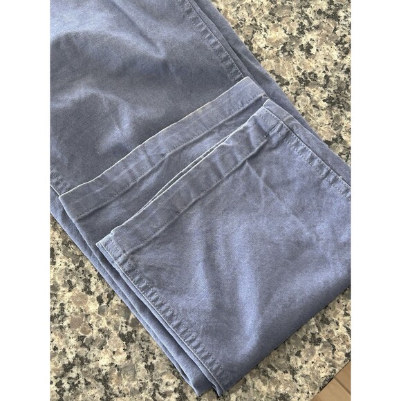 Bonobos Pants Men's 35x34  Blue Slim Fit Chino Flat Front Straight - Picture 6 of 7